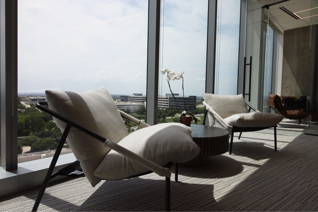 Kore office lounge in Frisco, Texas