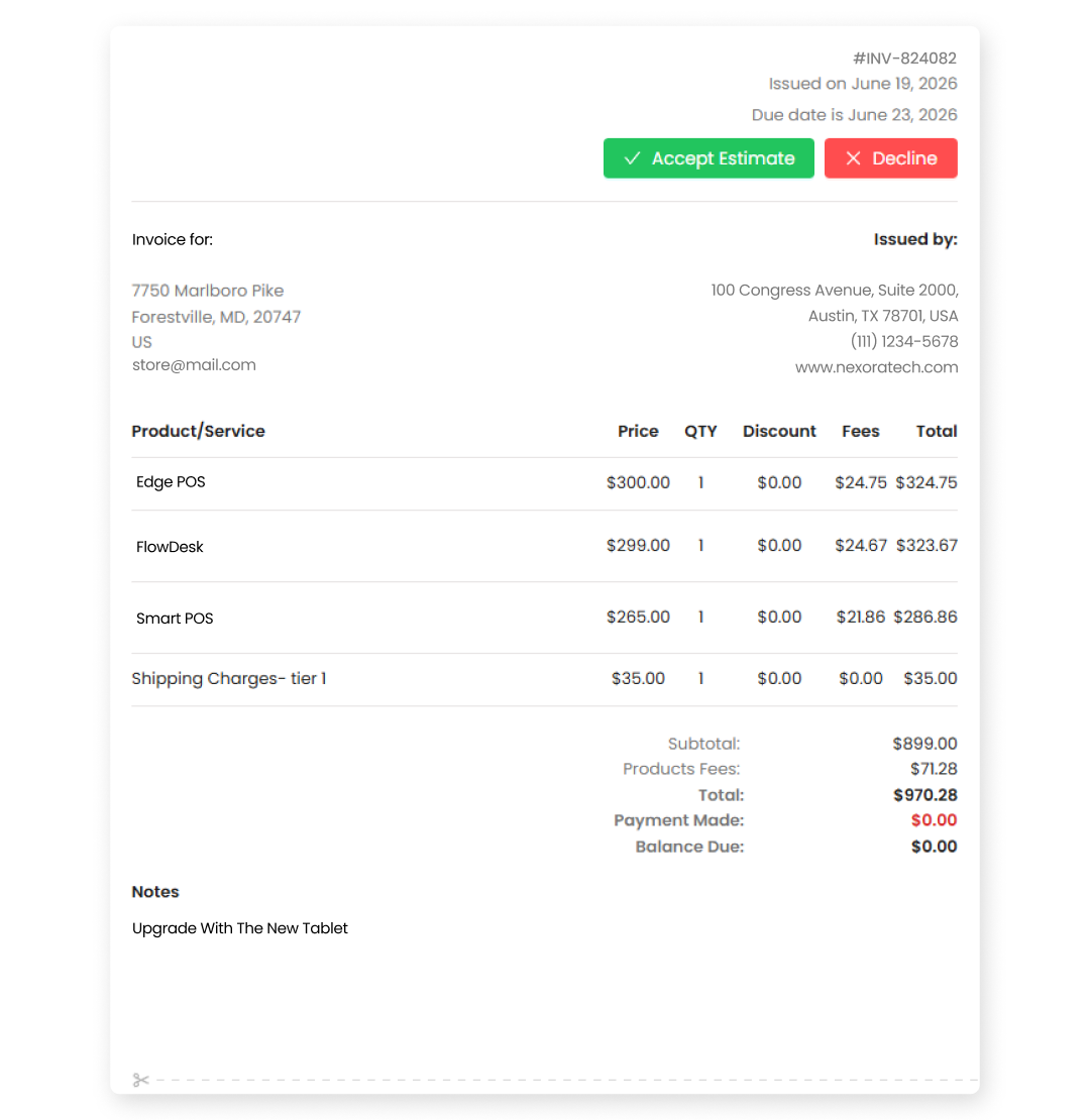 Invoice it